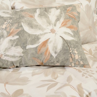 Σετ Σεντόνια King Size Με λάστιχο Giulia Grey 180X200+32 Melinen