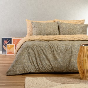 Σετ Σεντόνια King Size Με λάστιχο Rafaelo Beige 180X200+32 Melinen