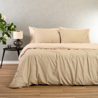 Σετ Σεντόνια Μονά Davide Beige 170X270 Melinen