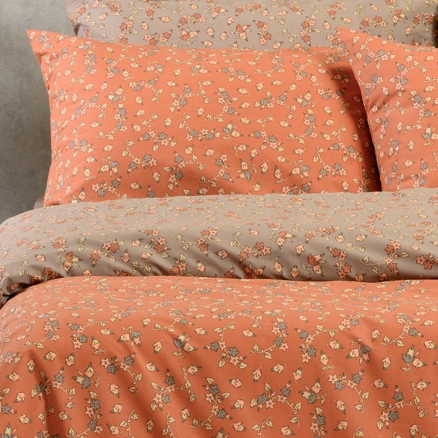 Σετ Σεντόνια Μονά Με λάστιχο Cesare Apricot 100X200+32 Melinen