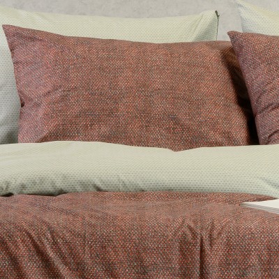 Σετ Σεντόνια Μονά Luca Bordeaux 170X270 Melinen Σετ Σεντόνια Μονά Luca Bordeaux 170X270 Melinen