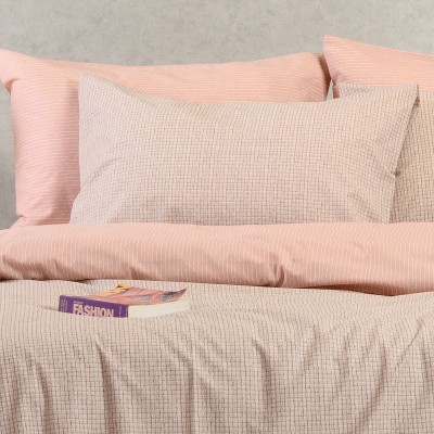 Σετ Σεντόνια Υπέρδιπλα Με λάστιχο Davide Rose 160X200+32 Melinen