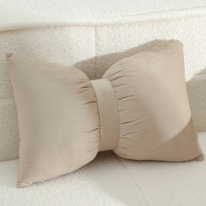 Διακοσμητικό Μαξιλάρι Bow Beige 50Χ35 Melinen