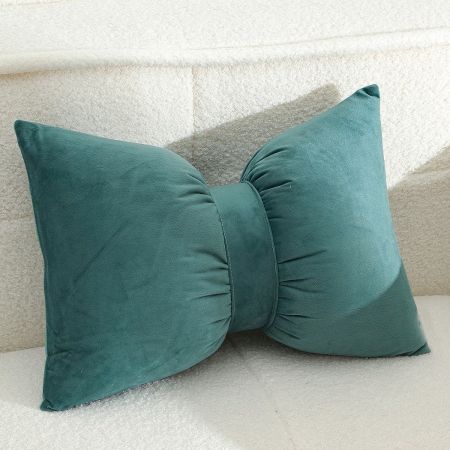 Διακοσμητικό Μαξιλάρι Bow Petrol 50Χ35 Melinen