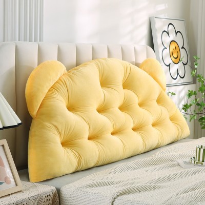 Μαξιλάρι Για Κεφαλάρι Κρεβατιού Bear Lemon 90Χ55 Melinen