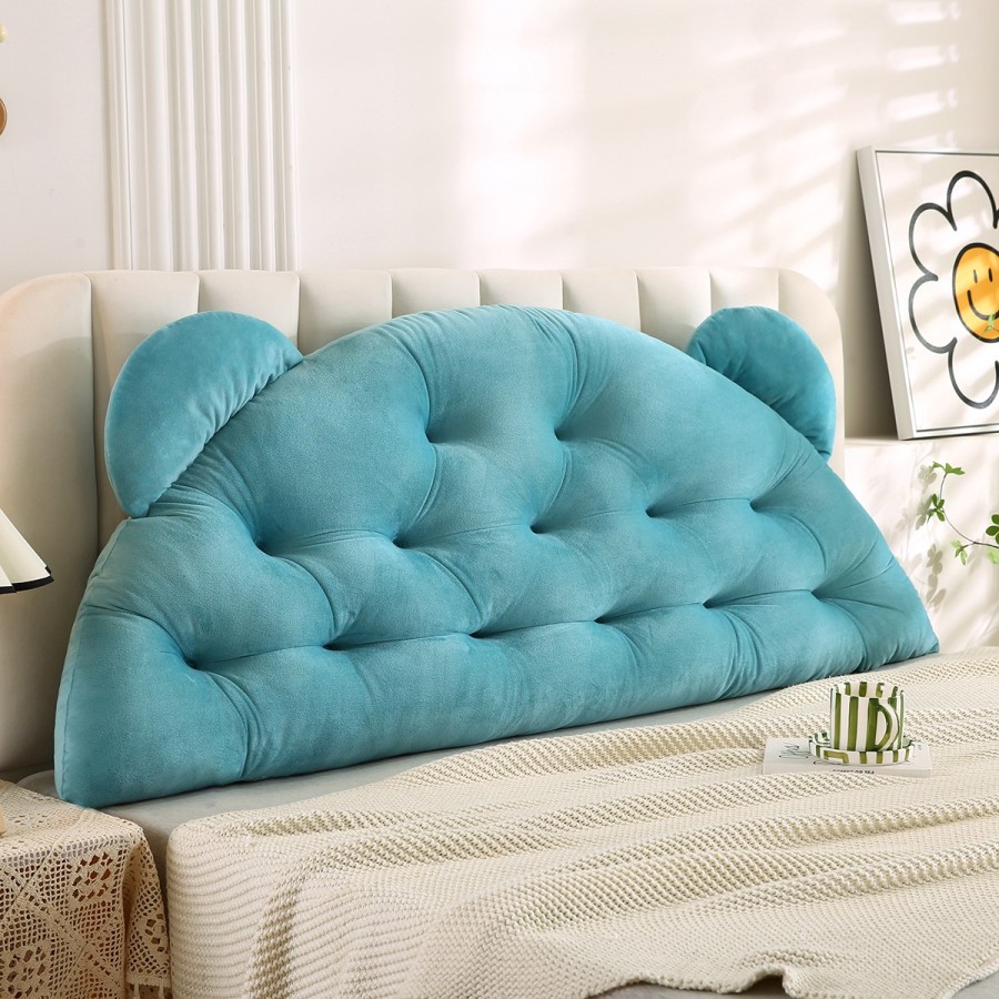 Μαξιλάρι Για Κεφαλάρι Κρεβατιού Bear Petrol 90Χ55 Melinen