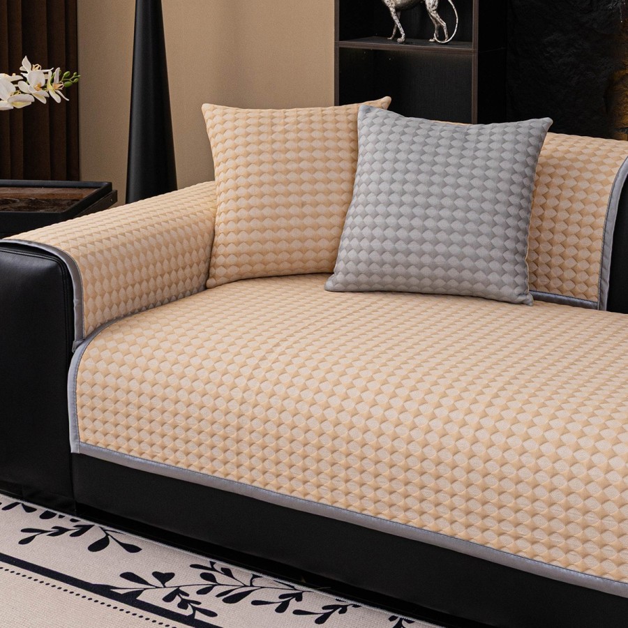 Μπράτσο Καναπέ Soleil Beige 90X90 Melinen