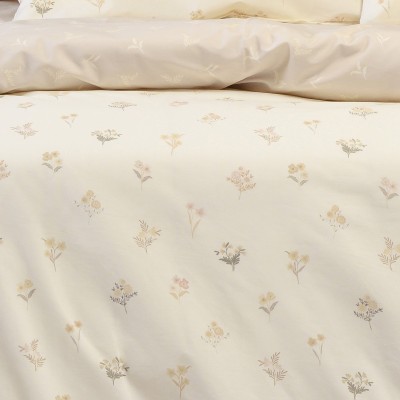 Παπλωματοθήκη Μονή Spring Beige Ultra Line 165X245 Melinen