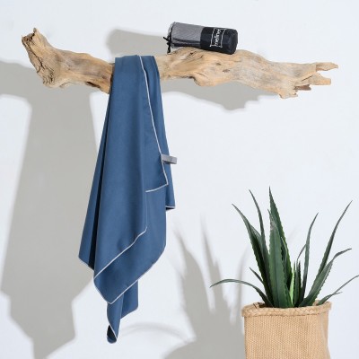 Πετσέτα Microfiber Gym Dark Grey 80Χ170 Melinen