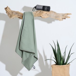 Πετσέτα Microfiber Gym Olive 50Χ90 Melinen