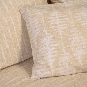 Σετ Μαξιλαροθήκες Πανωσέντονου Kai Beige Casual Line 50X70 Melinen