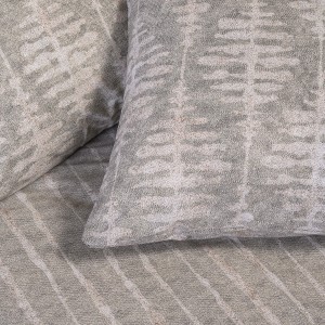 Σετ Μαξιλαροθήκες Πανωσέντονου Kai Grey Casual Line 50X70 Melinen