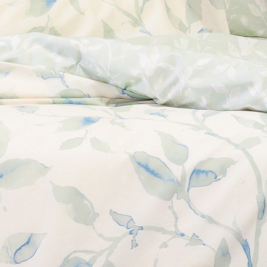 Σετ Μαξιλαροθήκες Πανωσέντονου Pearl Blue Ultra Line 50X70 Melinen