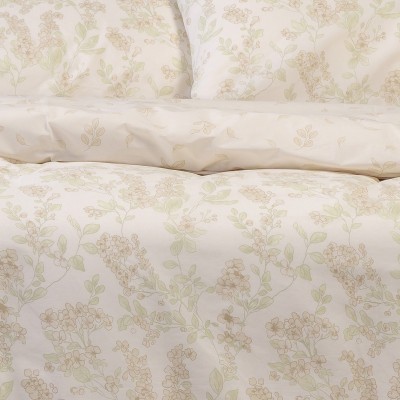 Σετ Μαξιλαροθήκες Πανωσέντονου Rea Beige Casual Line 50X70 Melinen