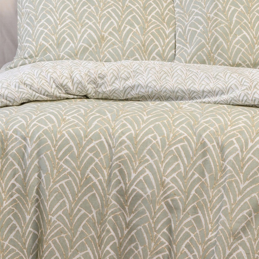 Σετ Σεντόνια King Size Με λάστιχο Coral Aqua Ultra Line 180Χ200+32 Melinen