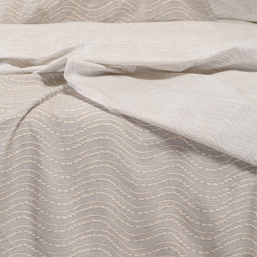 Σετ Σεντόνια King Size Με λάστιχο Maverick Light Grey Ultra Line 180Χ200+32 Melinen