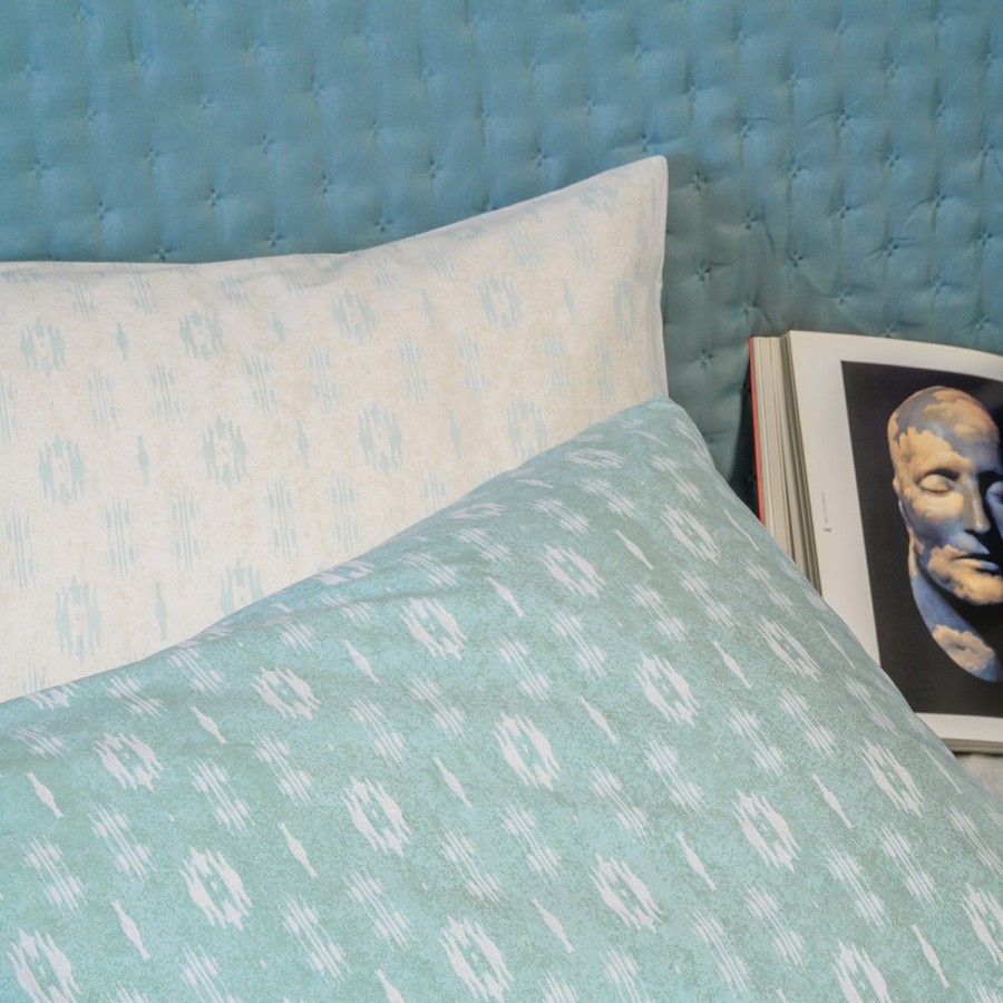 Σετ Σεντόνια King Size Με λάστιχο River Aqua Casual Line 180Χ200+32 Melinen