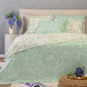 Σετ Σεντόνια King Size Με λάστιχο Sienna Forest Casual Line 180Χ200+32 Melinen