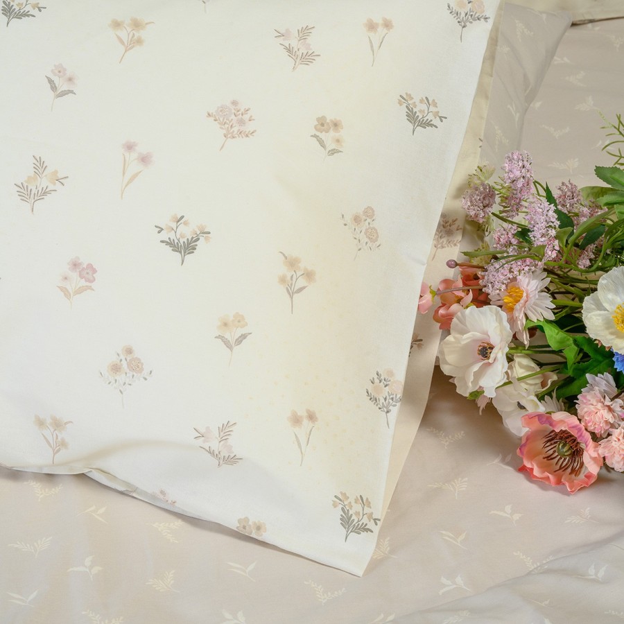 Σετ Σεντόνια King Size Με λάστιχο Spring Beige Ultra Line 180Χ200+32 Melinen