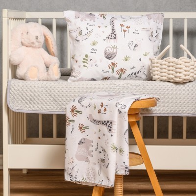 Σετ Σεντόνια Κούνιας Jungle Prime Line Baby 120X170 Melinen