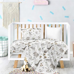 Σετ Σεντόνια Κούνιας Jungle Prime Line Baby 120X170 Melinen