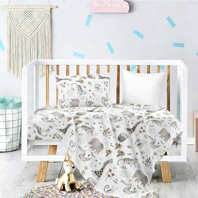 Σετ Σεντόνια Κούνιας Με λάστιχο Jungle Prime Line Baby 70Χ140+17 Melinen