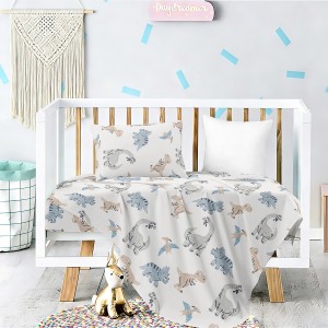 Σετ Σεντόνια Κούνιας Lizard Prime Line Baby 120X170 Melinen