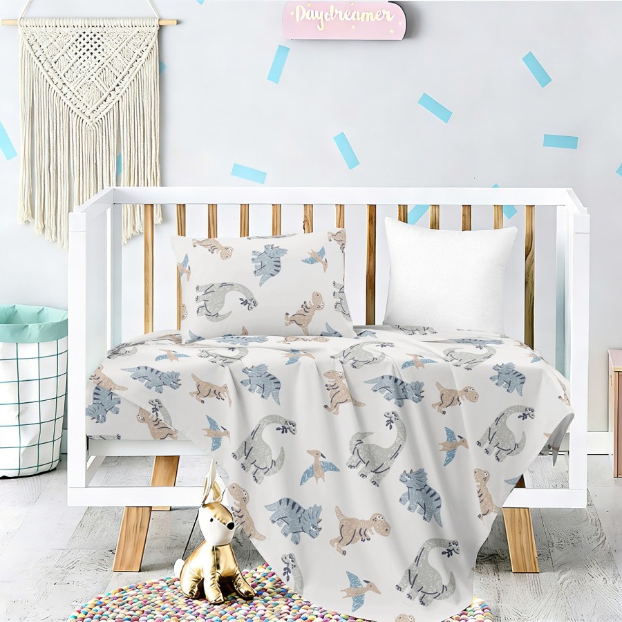 Σετ Σεντόνια Κούνιας Lizard Prime Line Baby 120X170 Melinen