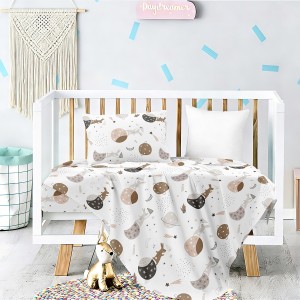 Σετ Σεντόνια Κούνιας Universe Prime Line Baby 120X170 Melinen