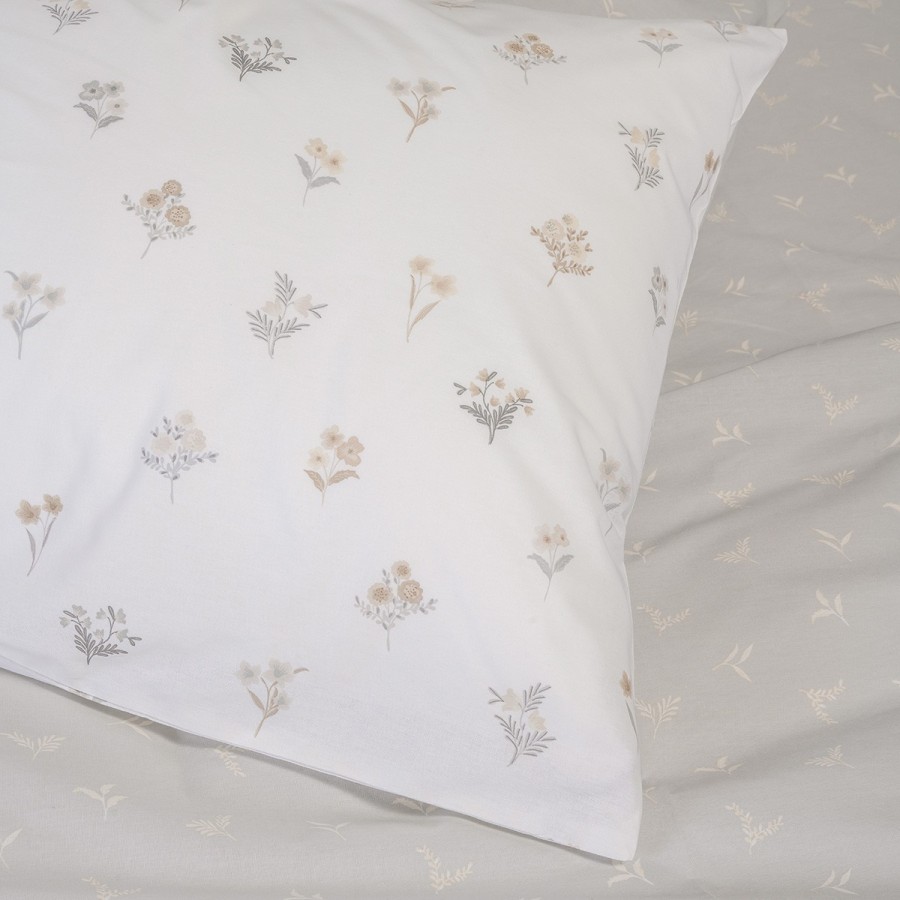 Σετ Σεντόνια Μονά Spring Light Grey Ultra Line 170X270 Melinen