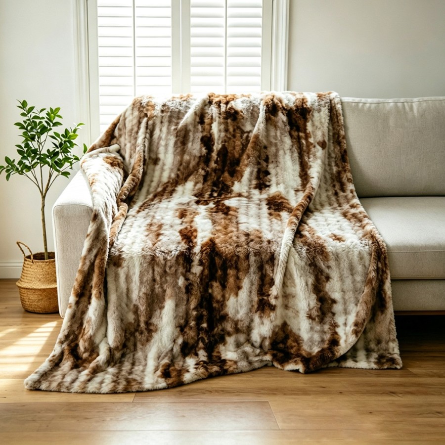 ΓΟΥΝΙΝΗ ΚΟΥΒΕΡΤΑ ΚΑΝΑΠΕ ONYX BROWN (100X150) ΓΟΥΝΙΝΗ ΚΟΥΒΕΡΤΑ ΚΑΝΑΠΕ ONYX BROWN (100X150)