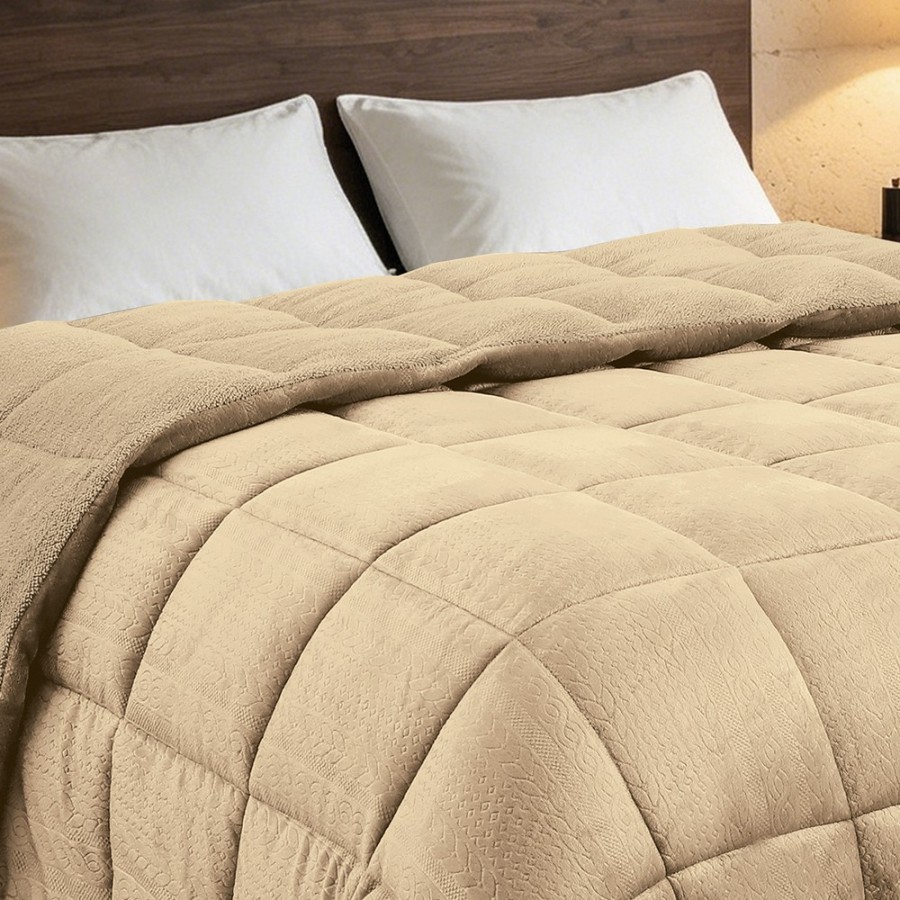 ΚΟΥΒΕΡΤΟΠΑΠΛΩΜΑ KING SIZE SHELBY BEIGE (240X260) ΚΟΥΒΕΡΤΟΠΑΠΛΩΜΑ KING SIZE SHELBY BEIGE (240X260)