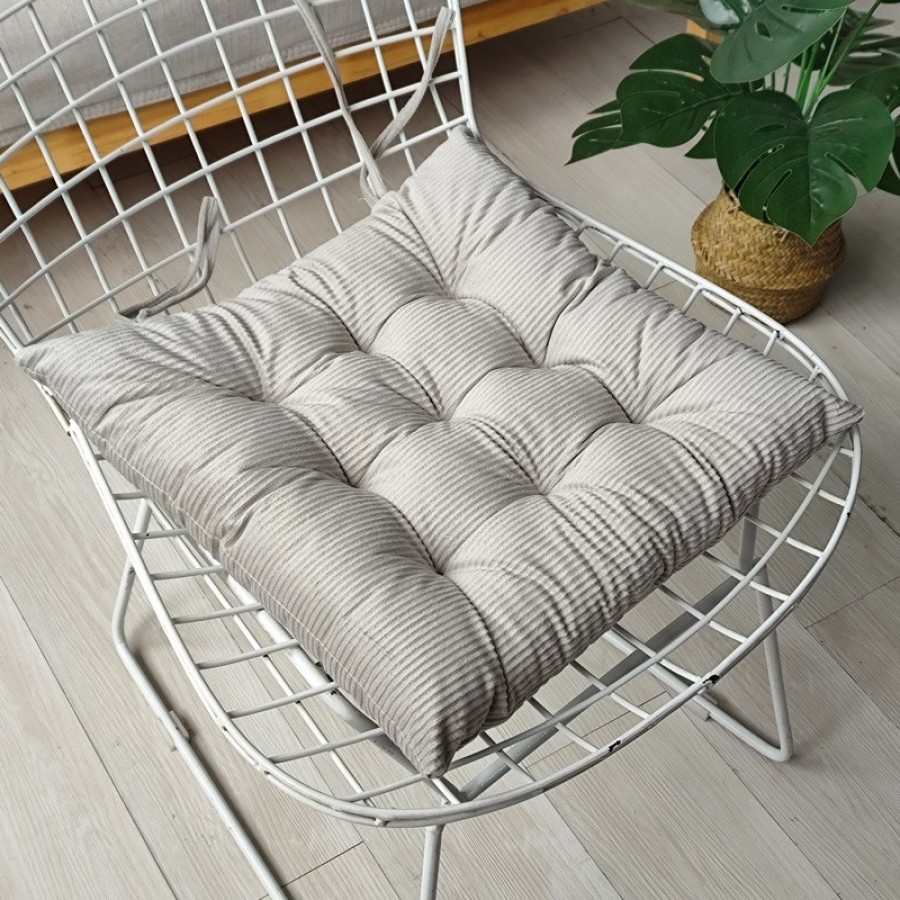 ΜΑΞΙΛΑΡΙ ΚΑΡΕΚΛΑΣ CORD LIGHT GREY (40X40) ΜΑΞΙΛΑΡΙ ΚΑΡΕΚΛΑΣ CORD LIGHT GREY (40X40)