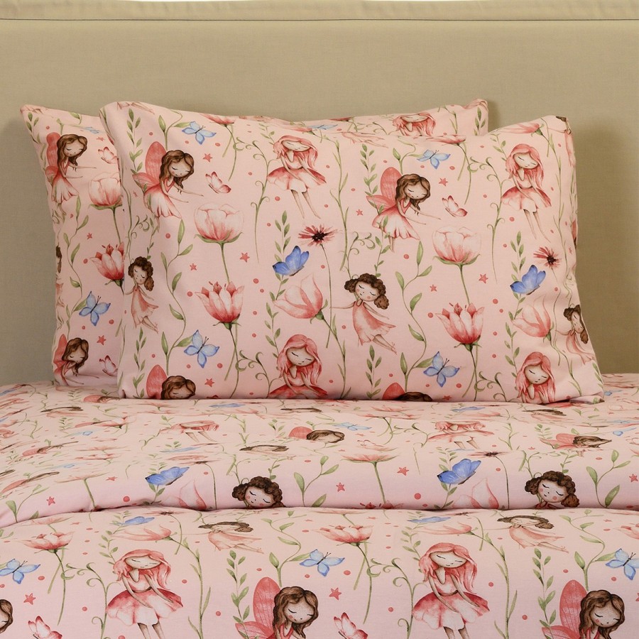 ΣΕΤ ΜΑΞΙΛΑΡΟΘΗΚΕΣ ΦΑΝΕΛΕΝΙΕΣ NAIDA PINK (53X72) WINTER LINE KIDS