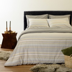 ΣΕΤ ΣΕΝΤΟΝΙΑ ΔΙΠΛΑ MINNA GREY CASUAL LINE (205X270)