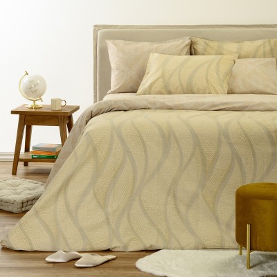 ΣΕΤ ΣΕΝΤΟΝΙΑ ΜΟΝΑ (Λ) DRIFT BEIGE ULTRA LINE (100Χ200+32)