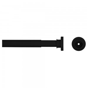 125-220 Ø 28 mm black βραχίονας μπάνιου πτυσσόμενος Sealskin