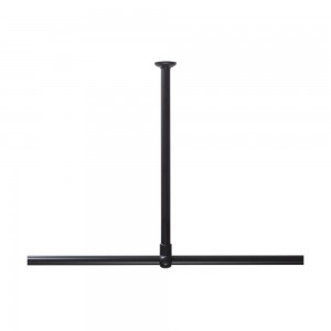 60 Ø 28 mm black στήριγμα οροφής για βραχίονα μπάνιου γωνιακό Sealskin