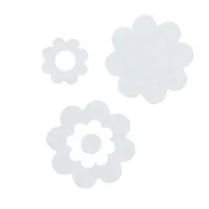Bathflower 7 pcs white αντιολισθητικό ταπέτο Sealskin