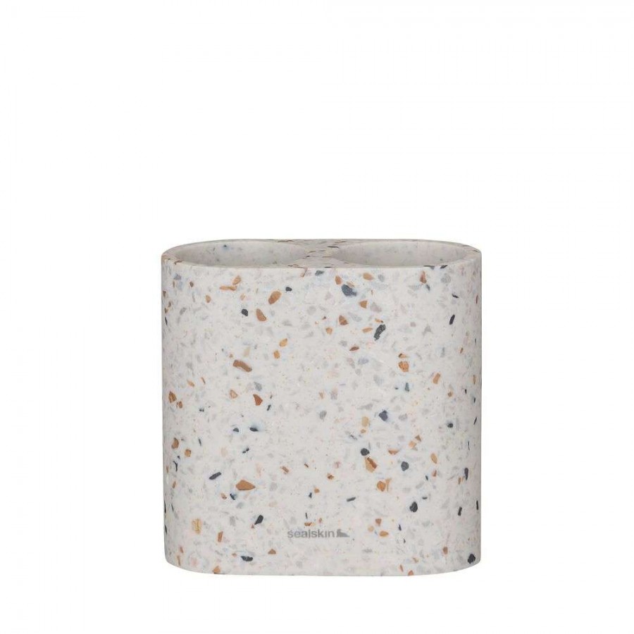 Blend terrazo διπλό ποτήρι οδοντόβουρτσας Sealskin