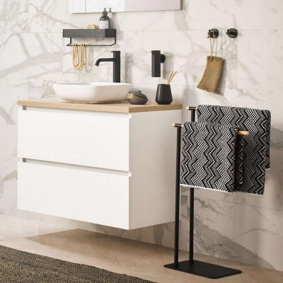 Brix black κρεμάστρα επιδαπέδια Sealskin