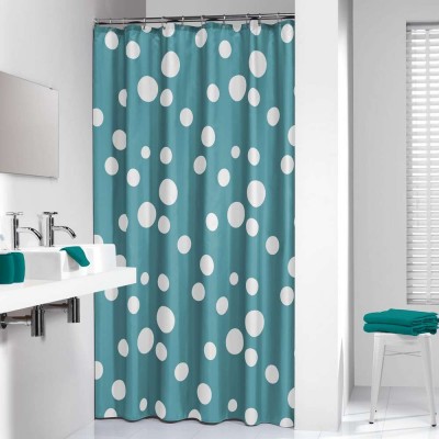 Bubbles 180x200 aqua κουρτίνα μπάνιου πλαστική Sealskin
