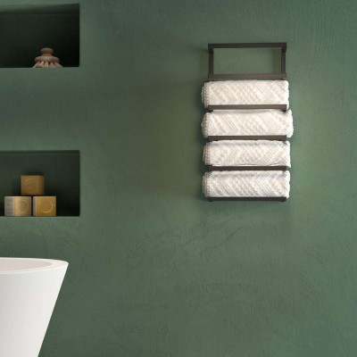 Carre black κρεμάστρα 5 θέσεων επιτοίχια Sealskin