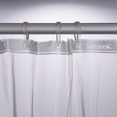 Clear 180x200 transparent κουρτίνα μπάνιου πλαστική Sealskin