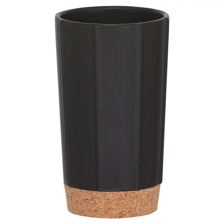 Cork black ποτήρι οδοντόβουρτσας Sealskin
