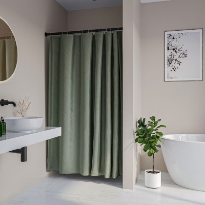 Cosima 120x200 green κουρτίνα μπάνιου πλαστική Sealskin