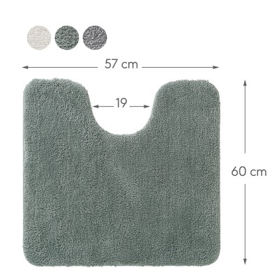 Cosima Πατάκι Λεκάνης 57x60cm Green Sealskin