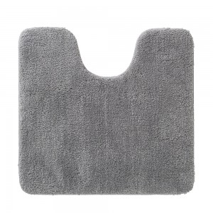 Cosima Πατάκι Λεκάνης 57x60cm Grey Sealskin