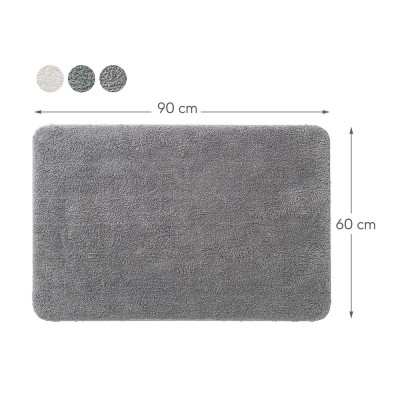Cosima Πατάκι Μπάνιου 60x90cm Grey Sealskin