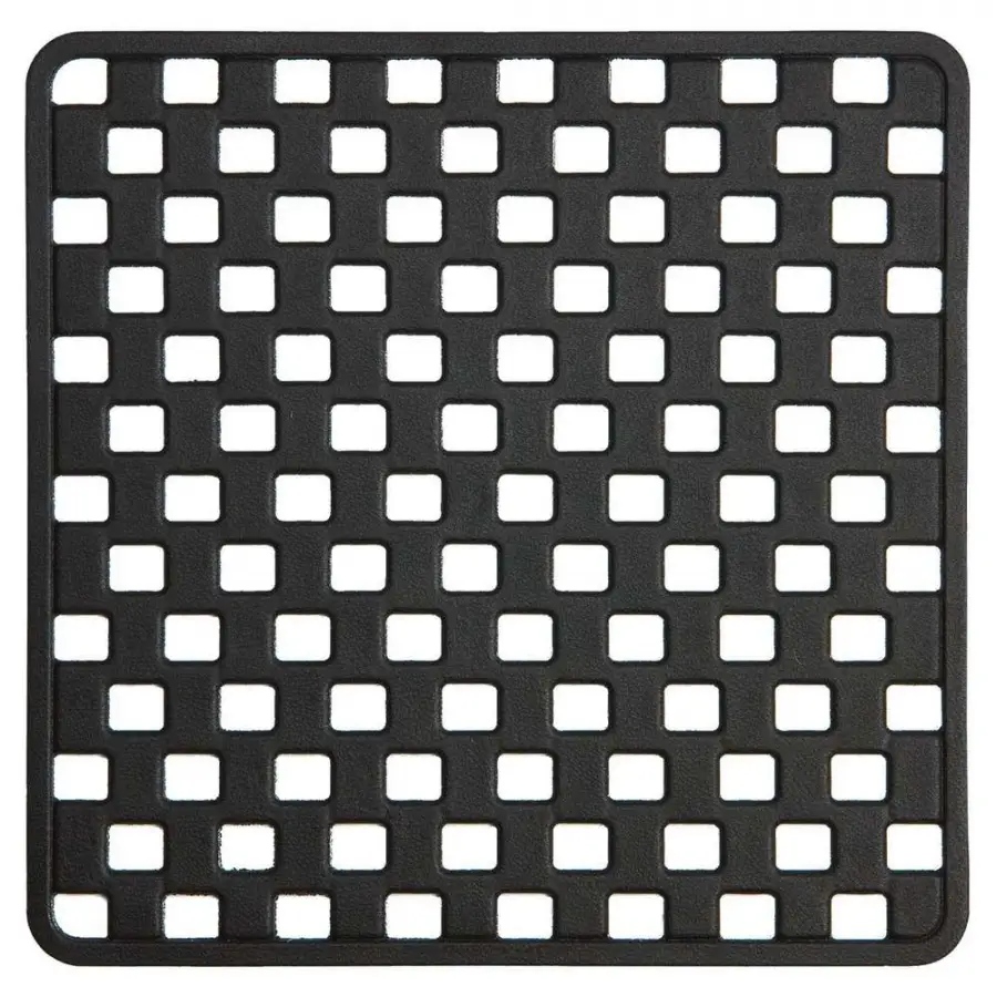Doby 50x50 black αντιολισθητικό ταπέτο ντουζιέρας Sealskin